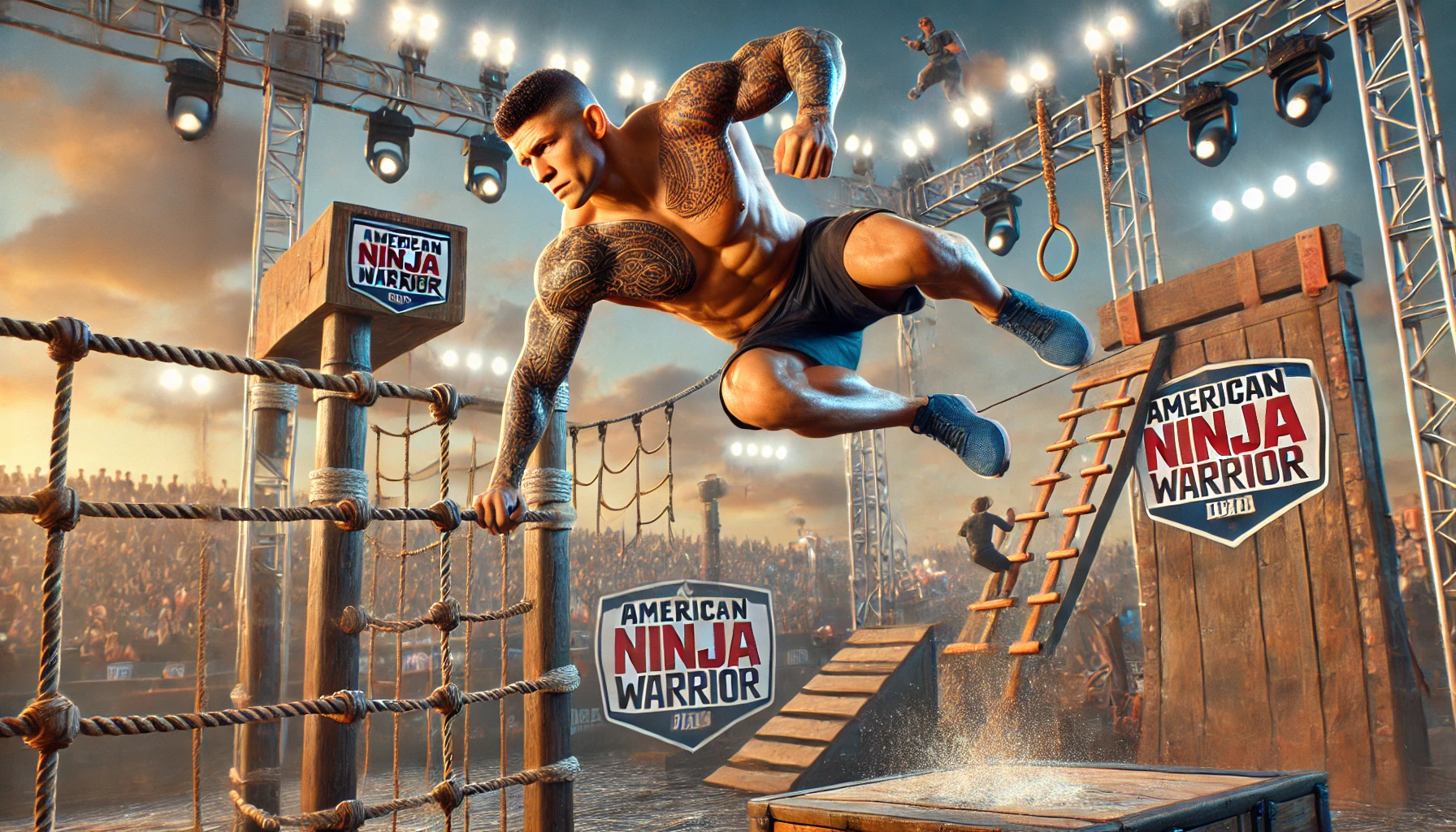 Nate Diaz And American Ninja Warrior